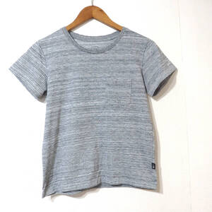 【送料無料】ザ・ノース・フェイス THE NORTH FACETシャツ/レディース　Mサイズ　 Pocket Tee NTW31935 グレー霜降り