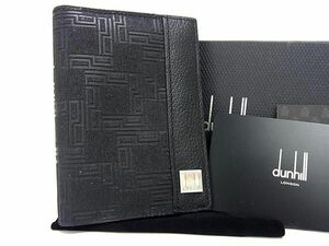 ■新品■未使用■ dunhill ダンヒル PVC×レザー カードケース カード入れ 名刺入れ メンズ ブラック系 BJ0324