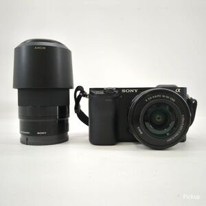 【中古】SONY APS-C ミラーレス一眼カメラ α6400 ダブルズームレンズキット 同梱レンズ SELP1650+SEL55210 ILCE-6400Y ◆3104/磐田店