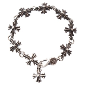 CHROME HEARTS クロムハーツ CO CH PLUS カットアウトCHプラス シルバーブレスレット 9リンク