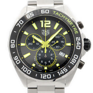 電池交換済 TAG Heuer タグホイヤー フォーミュラ1 クロノグラフ CAZ101AG BA0842 デイト 200m防水 メンズ クォーツ