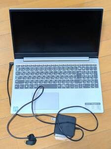 Lenovo ideapad 330S-15IKB◆ジャンク◆電源ランプ点灯・モニタ映らない◆本体とアダプタ◆プラチナグレー