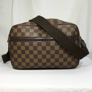 送料無料 中古 ルイヴィトン バッグ LOUIS VUITTON ダミエ リポーターPM N45253 ショルダーバッグ 148153