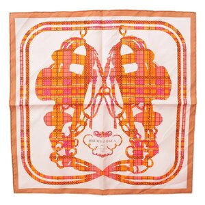 【エルメス】Hermes　カレ45 BRIDES DE GALA TARTAN タータンチェック シルク スカーフ マルチカラー 【中古】【正規品保証】206396