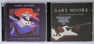 GARY MOORE CD2枚 OUT IN THE FIELDS VERY BEST OF ゲイリー・ムーア ベスト BONUS DISC LIVE AT MONSTERS OF ROCK 2003 ライヴ 輸入盤