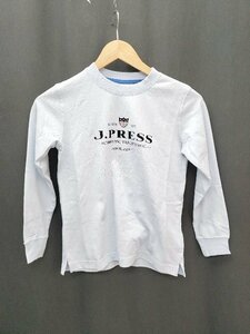 ◇ ◎ ●美品● J.PRESS ジェイプレス タグ付き 長袖 Tシャツ カットソー サイズ130 ライトブルー メンズ P