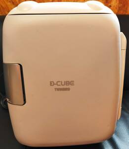 TWINBIRD 2電源式コンパクト電子保冷保温ボックス D-CUBE S HR-DB06／2019年購入／中古品