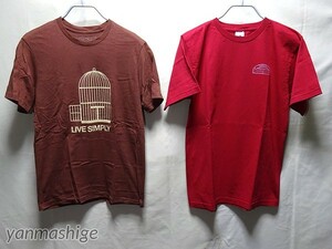 パタゴニア 2000年代初期 札幌直営店限定 ＆ LIVE SIMPLY Sサイズ半袖Tシャツ 2枚セット 100%オーガニックコットン Patagonia