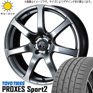 235/35R19 サマータイヤホイールセット アリスト etc (TOYO PROXESSPORT & LEONIS NAVIA07 5穴 114.3)