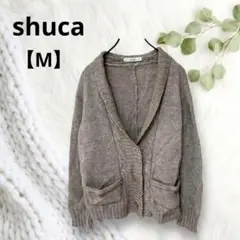 ✨shuca✨【アルパカ混】ケーブルニット カーディガン 羽織 スキッパー