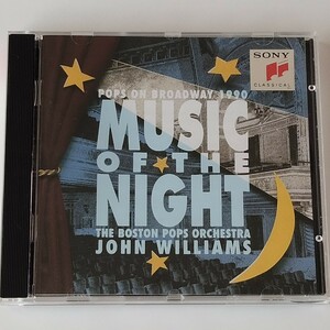 ジョン・ウィリアムズ/JOHN WILLIAMS/THE BOSTON POPS ORCHESTRA/MUSIC OF THE NIGHT(SK45567)ボストン・ポップス/Pops On Broadway 1990