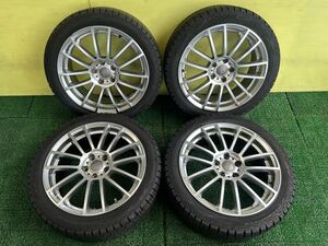 245/40R18 2018年スダットレス ピレリ タイヤアルミセット　5穴 PCD112 ET+45 18×7.5J ハブ67mmアウディキャップ付き