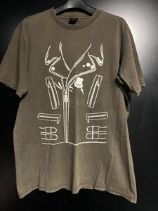 希少　NUMBER (N)INE ライダースTシャツ　サイズ4 グランジTシャツ　ナンバーナイン　正規品　宮下貴裕　ブラック　日本製　