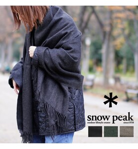 スノーピーク イノウエブラザーズ 　Large Stole ストール　グリーン