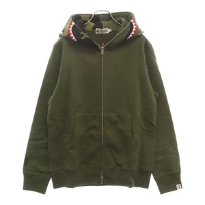 アベイシングエイプ GRADATION CAMO SHARK FULL ZIP HOODIE シャーク カモ フルジップアップ フーディ スウェット パーカー 1910-115-012