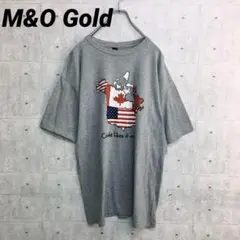 x0343 M&O Gold Tシャツ グレー L メキシコ製 ゆるだぼ