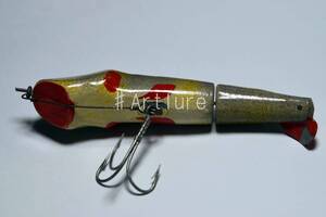 MUD PUPPY ,ROBERTS CO, C1941,VINTAGE WOOD LURE,面白珍品蒐集家向け、