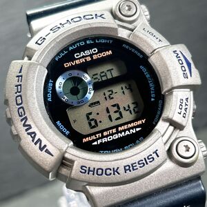 美品 CASIO カシオ G-SHOCK ジーショック FROGMAN フロッグマン イルクジ2001 GW-200K-2 腕時計 タフソーラー デジタル 多機能 動作確認済