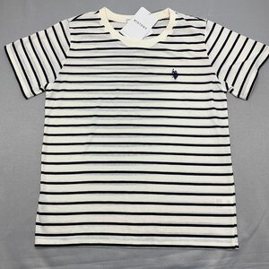 【送料無料】【新品】US.POLO.ASSN レディース半袖Tシャツ　　3L　　ホワイト＊ネイビー★12212