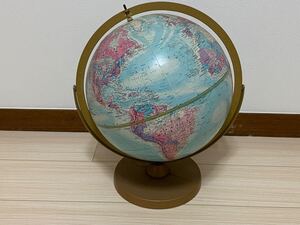 ビンテージ 地球儀 REPLOGLE GLOBES リプルーグル USA製 オブジエ 置物 飾り物