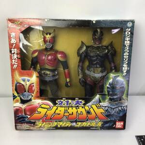 BANDAI バンダイ 対決 ライダーサウンド ライジングマイティ vs ゴガドルバ フィギュア ソフビ 仮面ライダークウガ 