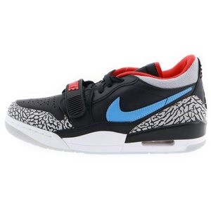 NIKE ナイキ AIR JORDAN LEGACY 312 LOW エアジョーダンレガシー ローカットスニーカー ブラック/ブルー/レッド US10.5/28.5cm CD7069-004