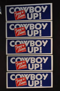 新品　廃盤　販促品　トニーラマ　TONY LAMA　COWBOY UP　5枚