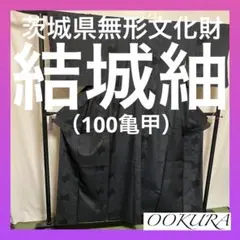 ☘️目玉品☘️【至宝品】●茨城県重要無形文化財●【結城紬】●草木染●高機織●紬●着物