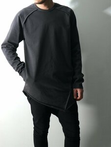 ripvanwinkle リップヴァンウインクル 21SS (RW-301) RAGLAN SEAM LONG SLEEVE カットソー OSMIUM GRAY 4 定価23100円