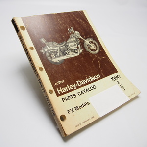 即決HARLEY-DAVIDSON ハーレーダビッドソン1971-1980パーツカタログ.FX.Models.FXモデル.No.99455-80送料無料.英語版.AMF