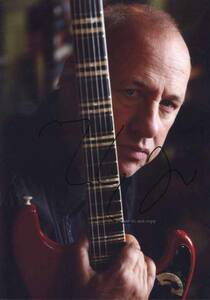 ダイアー・ストレイツ・マーク・ノップラー Mark Knopfler サインフォト