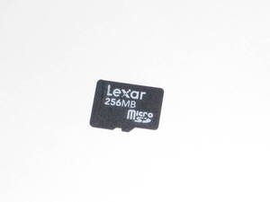 送料無料！動作保証！Lexar microSD 256MB