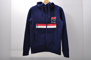 coco 中古 フィラゴルフ FILA GOLF レディース パーカー M 紺 ネイビー 長袖フルジップ 春秋 レターパックプラス発送可 85664