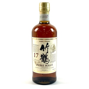 【東京都内限定お届け】 ニッカ NIKKA 竹鶴 17年 ピュアモルト 700ml 国産ウイスキー 【古酒】