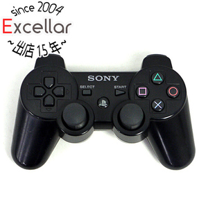 【中古】SONY ワイヤレスコントローラー DUALSHOCK3 CECH-ZC2JA2 ブラック 本体のみ [管理:1350005863]