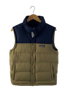 patagonia◆15aw/ダックダウンベスト/ベスト/S/ポリエステル/KHK/sty27586fa15