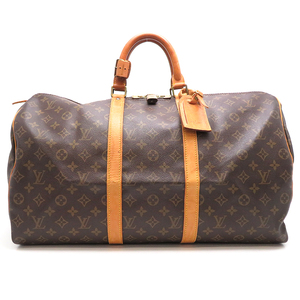 ［銀座店］LOUIS VUITTON LV ルイ・ヴィトン キーポル50 M41426（廃番） ボストンバッグ モノグラム モノグラム/ブラウン DH78203