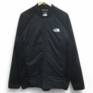 美品 THE NORTH FACE ノースフェイス 中綿 ハイブリッドテックエアーインサレーテッドジャケット NY82181 XL ブラック