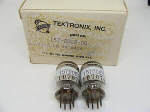 真空管 6AK5 2本セット GE General Electron TEKTRONIX,INC.箱入り 3ヶ月保証 #015-008