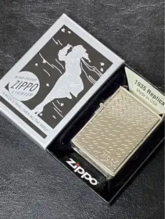 zippo スター シルバーメタル1935レプリカ 外ヒンジ 2012年製