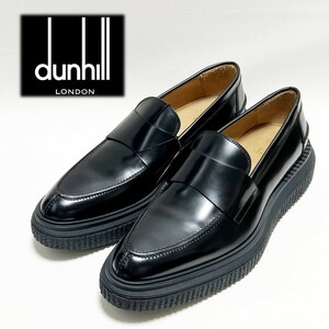 《dunhill ダンヒル》箱付新品 定価97,900円 イタリア製 アクティブクッション レザー クリーパーローファー ビジネス 42(26cm)S0508