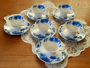 Noritake ノリタケ スタジオコレクション カップ&ソーサー 6客セット 新品