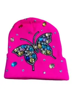 [1] BLING Y2K SHINY RHINESTONES BEANIE