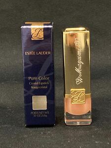 T4K331◆新古品◆ESTEE LAUDER エスティローダー ピュアカラー クリスタルシアー リップスティック クリスタルベビークリーム 01 3.8g 口紅