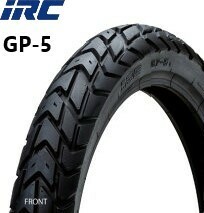 IRC GP-5　80/90-17 44P WT(チューブタイプ用） 　フロントタイヤ用　 送料税込6,350円～