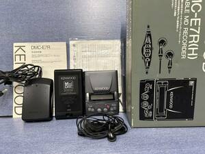 ★[240827-3MA]【ジャンク品】《ポータブルレコーダー》MD/KENWOOD/DMC-E7R/ケンウッド