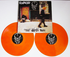 良盤★ 廃盤 LP レコード [2枚組]★1998年 US オリジナル Epitaph 86497-1 オレンジ盤 RANCID ランシド Life Won