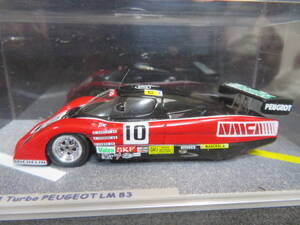 ビザール　1/43　WM　プジョー　ターボ　P83　LM1983　＃10