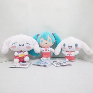 全3種セット 初音ミク×シナモロール ミニぬいぐるみ Vol.5 新品 タグ付き ぬいぐるみ プライズ セガ