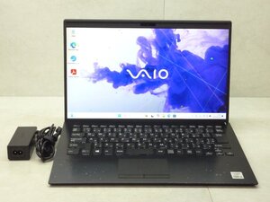 ☆1円☆第10世代☆VAIO☆VJPK13C11N☆Core i3 1.20GHz/8GB/SSD128GB/高解像度1920×1080/無線/Bluetooth/カメラ/Office/Win11 DtoD領域☆